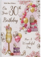 With Best Wishes On Your 30th Birthday